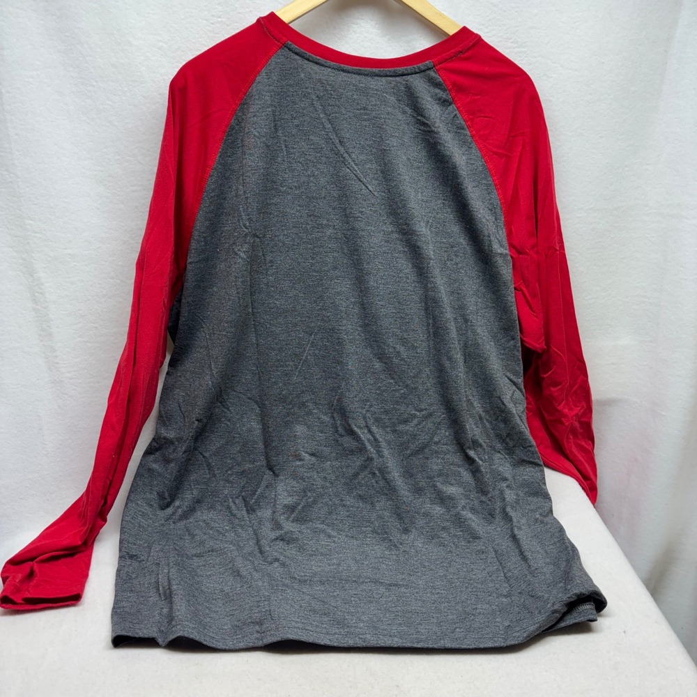 Athletic Works Performance Blend 3/4 Sleeves Santa 2XL Christmas - Picture 4 of 6